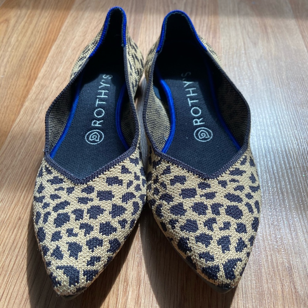 Rothy’s The Point Leopard size 7.5
